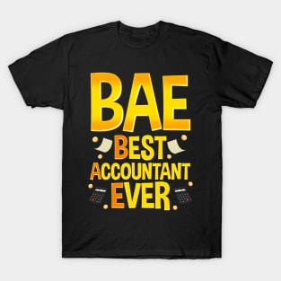 BAE: Best Accountant Ever Funny CPA Accounting T-Shirt